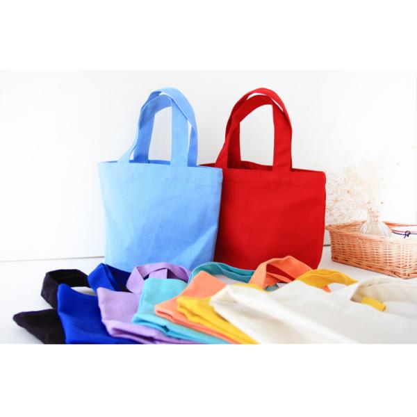 Promotional cotton tote bags Canvas Material Mini Lunch bag Canvas small Picnic bag for sale