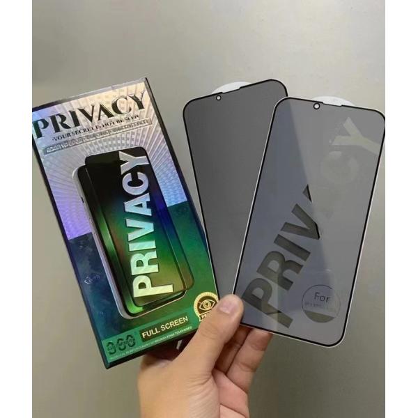 OG Privacy Glass Protector 280AB GLUE 0.3MM Anti Spy For IPhone 15 Pro Samsung A12 S24 Vivo Y12 Itel S23+