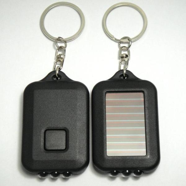 Solar Toy Keychain Novelty & Gag Toys 2023 Solar Keychain Light Solar Key Chain With Three Led Light