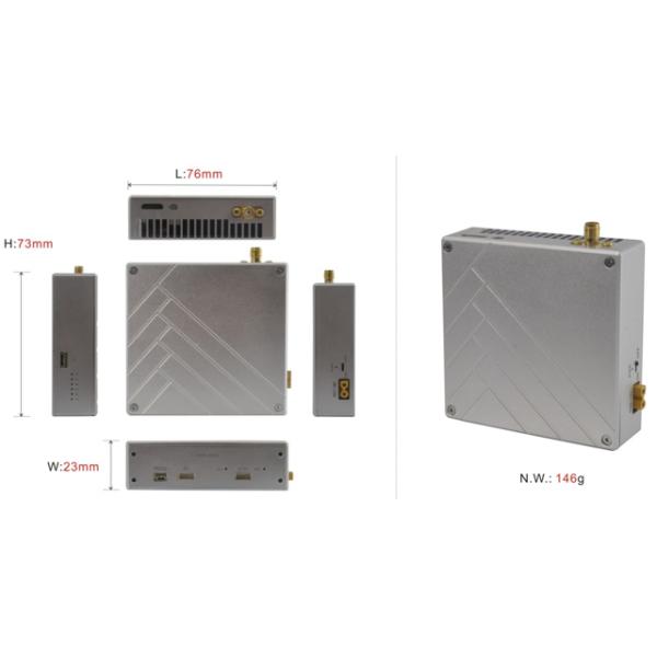 CD30HPT COFDM-передатчик для БПЛА с двойной антенной конструкцией для расстояния 30 км воздух-земля