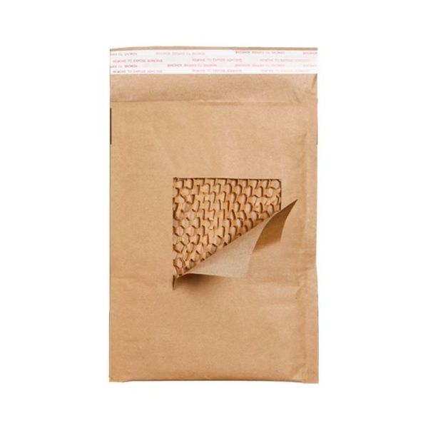 Double Layer Honeycomb Paper Bag 240GSM Crush Resistant Honeycomb Padded Mailer