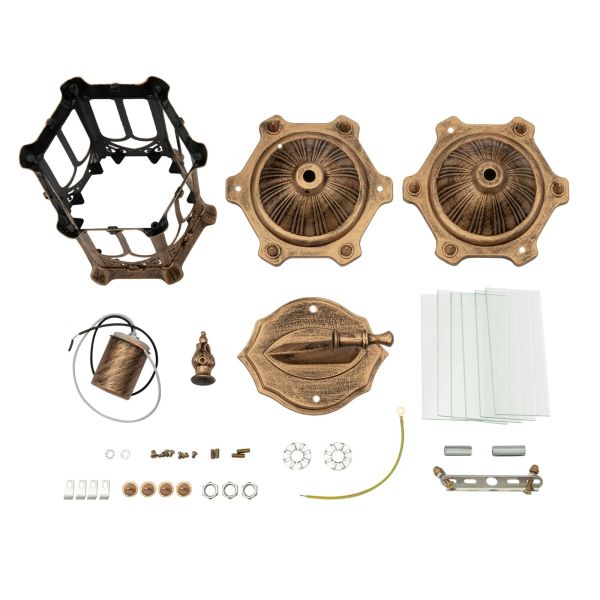 Hotel Bedside Lighting Postmodern long pole Round Glass Wall Lamp (WH-VR-115)