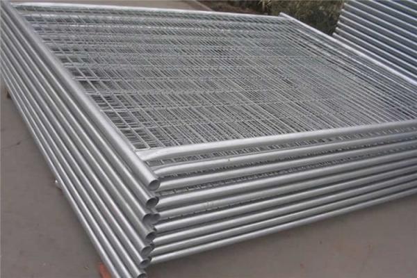 Welded Construction Site Security Fencing Powder Coated Heras Site Fencing