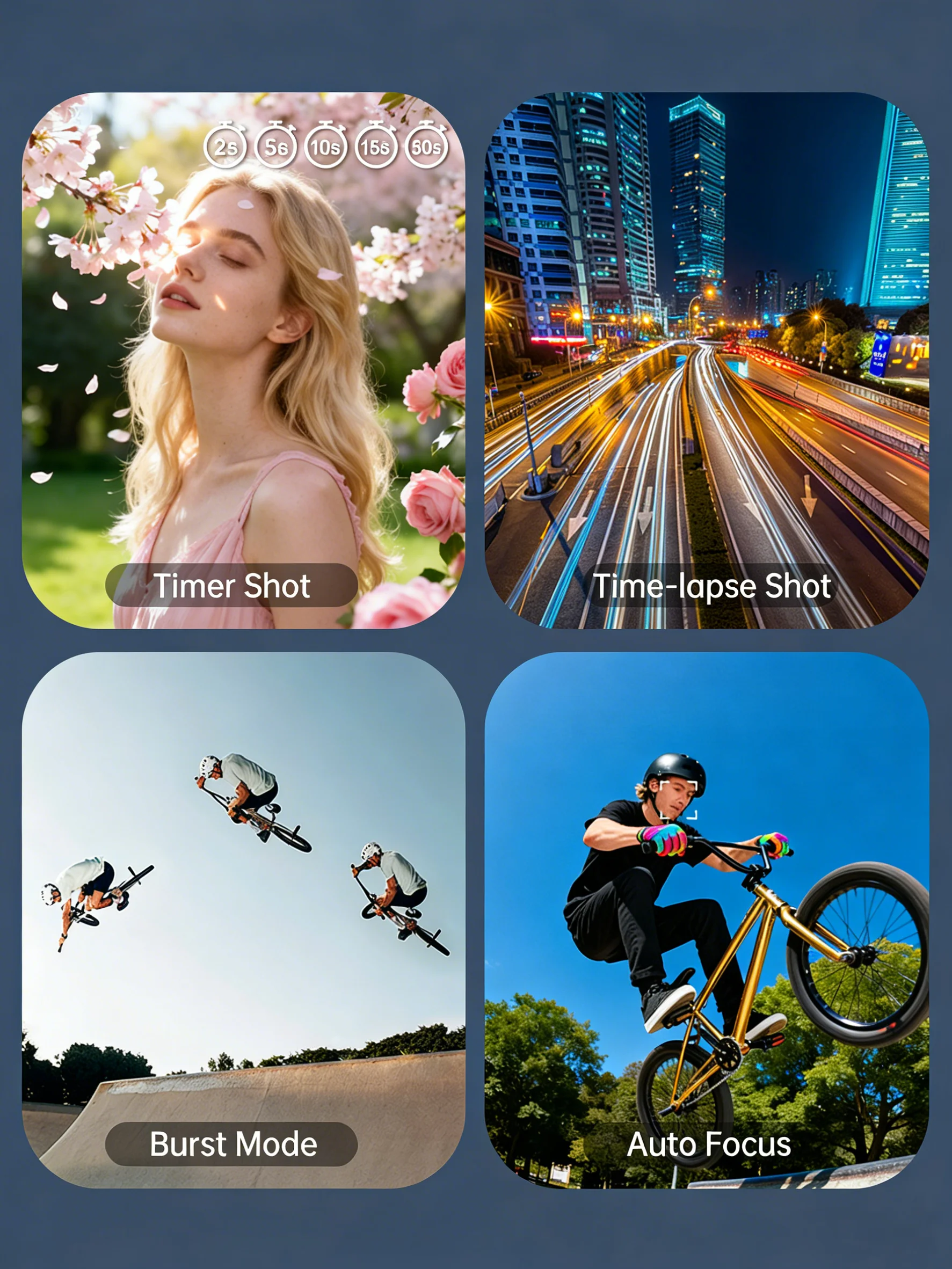 0.96'' IPS Screen 4K Video Camera High-Definition M105 WiFi Connection