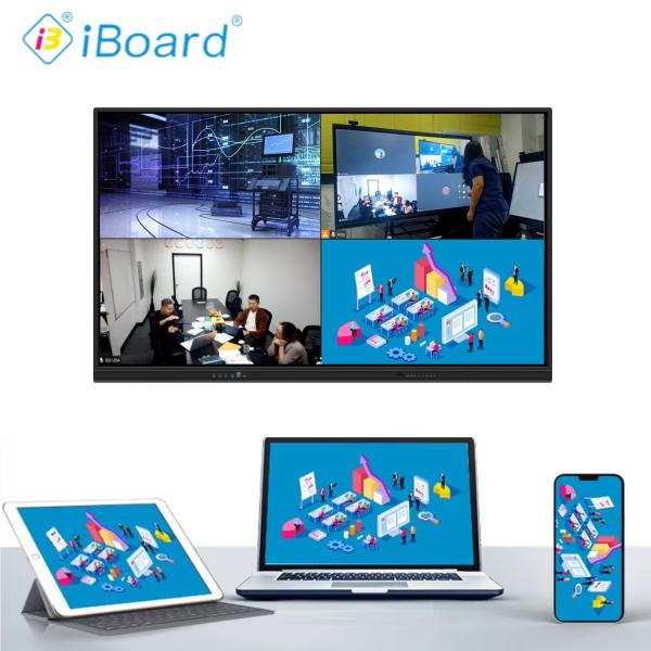 65 75 86 98 Inch 4K LCD Interactive Whiteboard Touch Panel Smart Classroom Electronic Board Digital Smart Board for Teaching