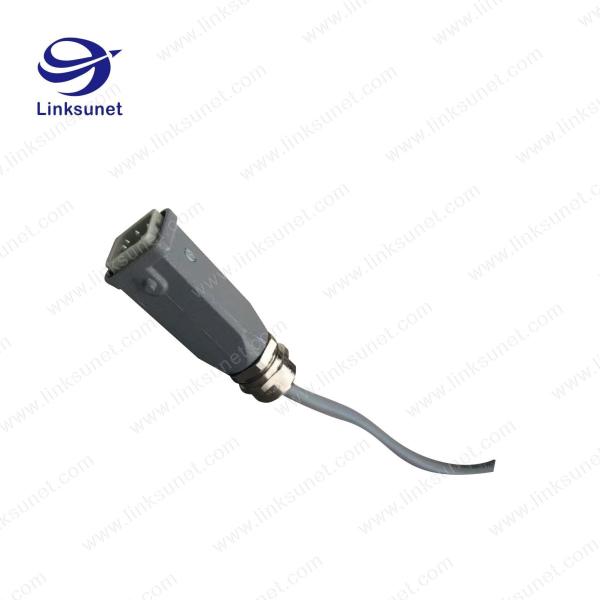 40A Harting Modular heavy duty 2pin female Gray Copper Alloy Connectors Industrial Wire Harness