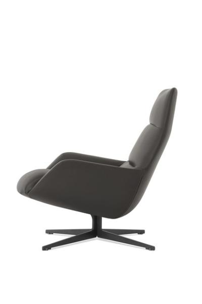 Lady Jane Bergere Fiberglass Arm Chair With 4 Spoke Base / Armrests