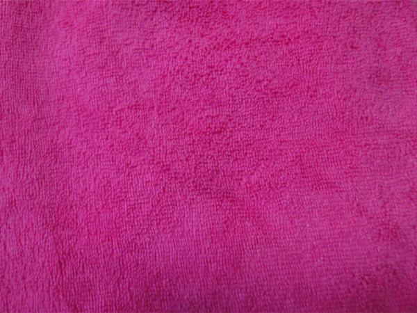 Red Colorful Warp Terry Cloth 50*60 Textile Microfiber Household Cleaning Towel