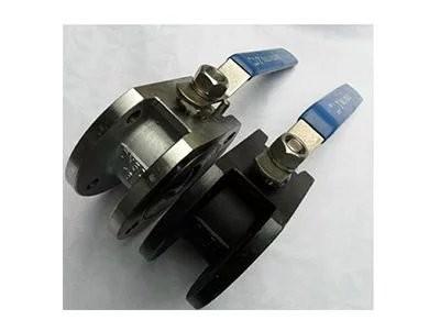 Full Bore 6 Wafer Ball Valve PN16 Pressure ISO 5211 Mounting Pad