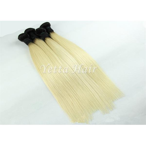 No Chemical Straight Ombre Human Hair Extensions Can Be Dyed Any Color