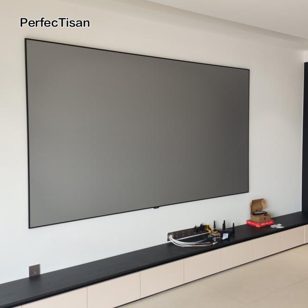 3D 4k Projector Screens 100 Inch Black Diamond Alr Screen For Long Throw