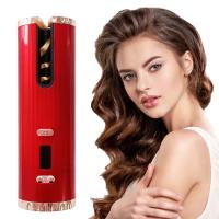 Emaranhado automático sem corda recarregável do encrespador de cabelo anti com a exposição do LCD