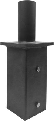 Metal Fab Products do suporte de polo claro do adaptador da espiga de Polo do quadrado de 5 polegadas
