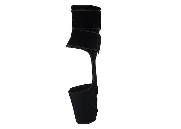 Cintura e instrutor  Black da coxa 2 correias do laço   Ajustador MHW100024B da coxa da cintura