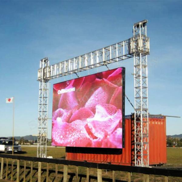 Fiexible Outdoor LED Screen Rental 3.91mm Pixels High Resoultion Long Service Life