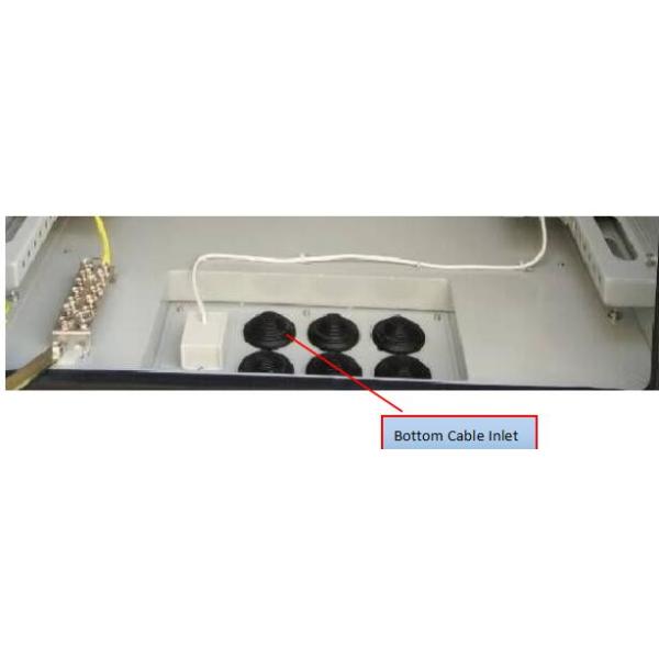 El panel de bocadillo de acero galvanizado integró el gabinete al aire libre de las telecomunicaciones para la estación base con el aire acondicionado, UPS