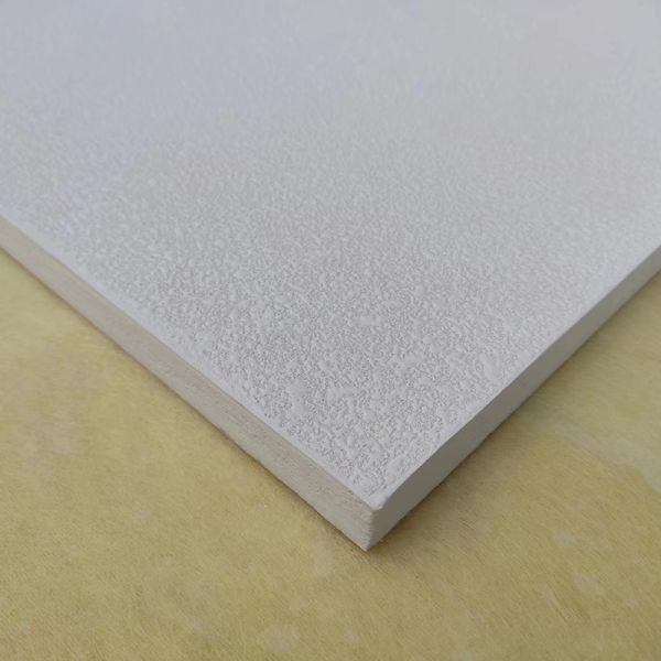Fireproof Fiberglass Acoustic Ceiling Panels For Home Decor