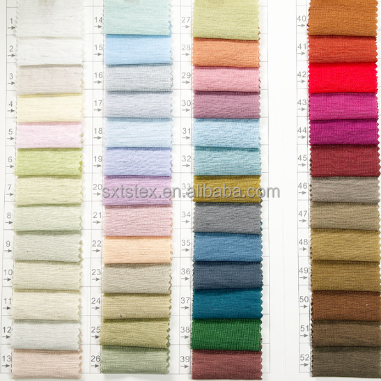 New Year  Popular Soft Comfortable   Linen  Rayon Nylon in Light Weight Fabrics Women's Clothing Plain Dress Style