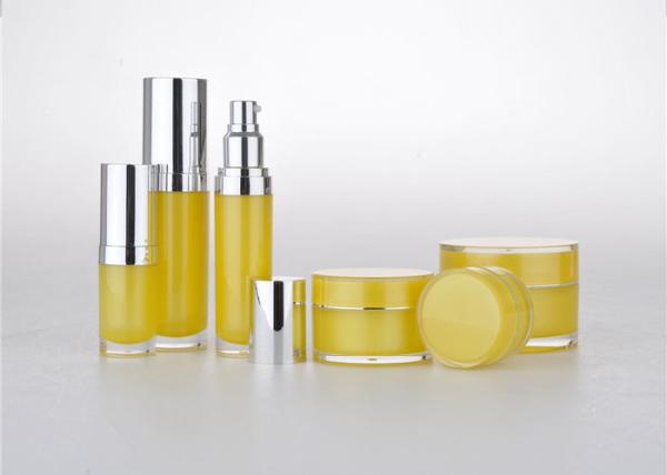 Capacity 10ml color bright yellow 447mm Empty Makeup Containers