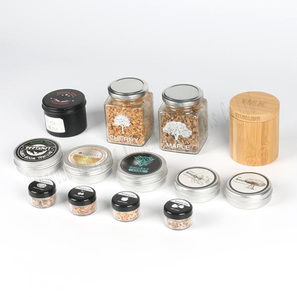 Des copeaux de bois personnalisés pour fumer du whisky Bourbon BBQ 12 types