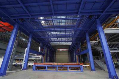 Linha de produção de anodização vertical avançada de sistema de aquecimento de GNL totalmente automático