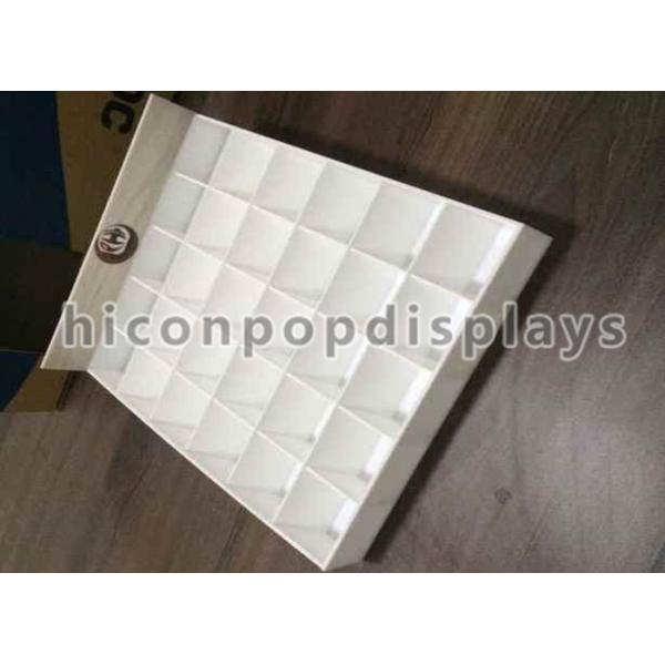 Custom Acrylic Tile Display Racks, Polishing Counter Top Display Rack