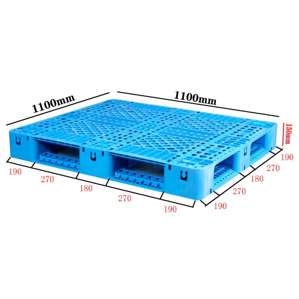 1100×1100 Plastic Pallet Manufacturer Heavy Duty HDPE Pallets OEM Customization