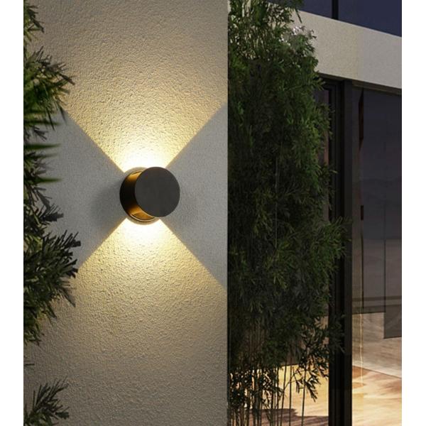 Outdoor adjustable waterproof wall lights modern simple household style exterior wall lamp spotlight balcony wall lamps