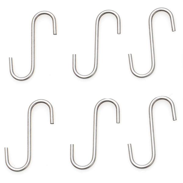 S  Shape Bathroom Robe Hook  Stainless Steel Hanger Hook Metal Wall