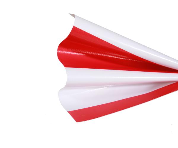 Long Lasting Polyester Fabric PVC Striped Tarpaulin 500DX500D 18X12 500G