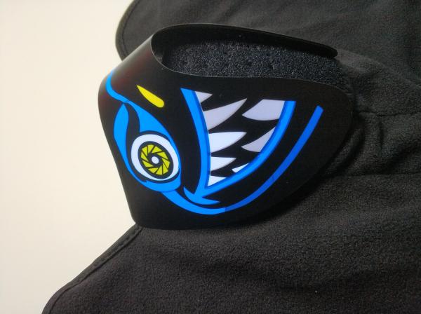 Wholesale Custom Light Up El Mask Party Favor Sound Activated el Panel Mask For Music party  DJ mask Makeup Dance mask