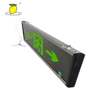 A saída de emergência recarregável de venda quente da luz do sinal da saída de emergência ilumina a iluminação conduzida emergência