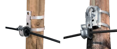 Round Cable ADSS Suspension Clamp , Fiber Optic Suspension Clamp