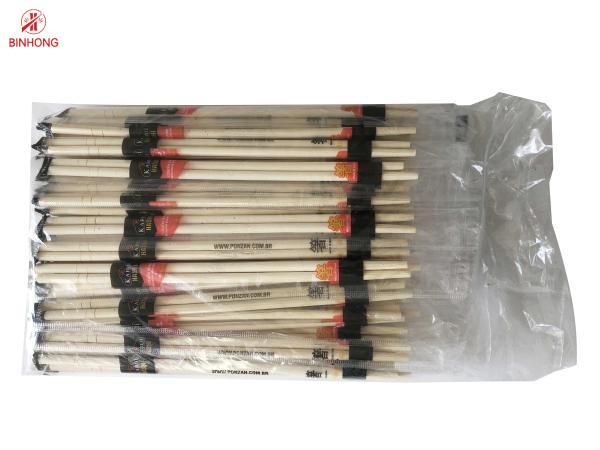 Baguettes en bambou principales rondes de paquet d'OPP 20cm/23cm