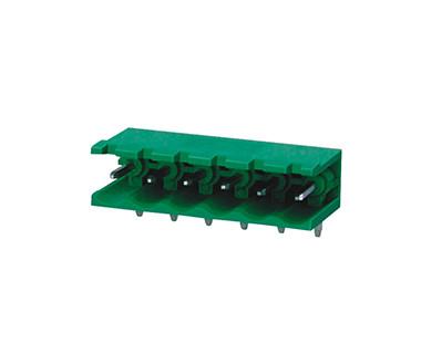 o SN Center do conector 1*08P PA66 da tira terminal do espaço de 5.08mm chapeou DIP/RA 300V 18A