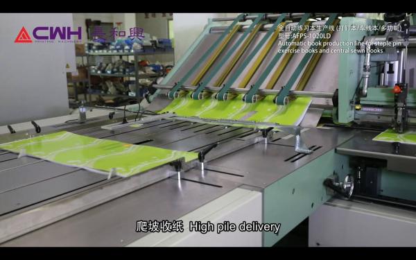 Printing Exercise Book Making Machine 60kw Reel Paper High Flexibility