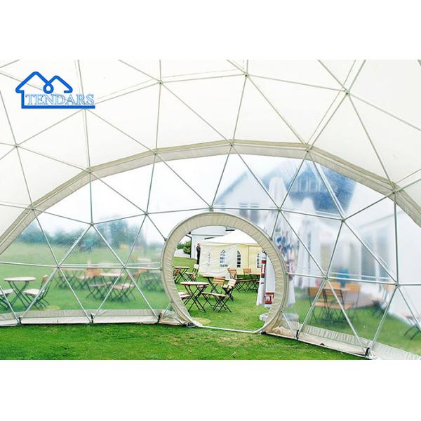 Insulated 10m Dia Commercial Dome Tent Galvanized Steel PVC Cover for Event Spaces