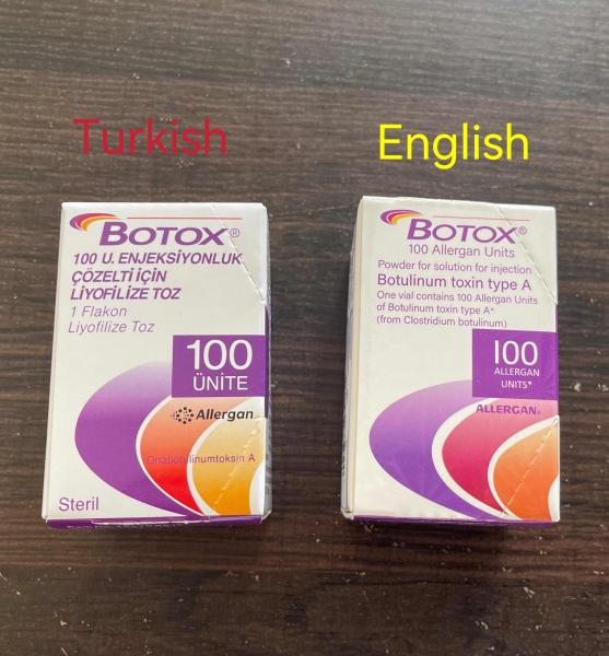 首の表面のための反しわ反老化するAllergan