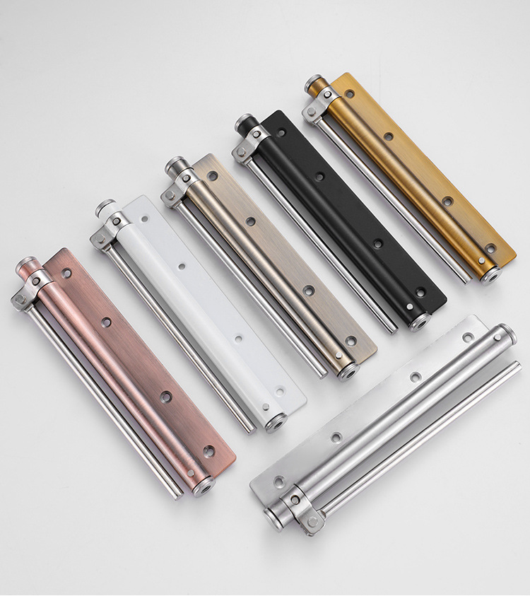 Modern Design Lightweight Stainless Steel Automatic Door Closer Adjustable Speed 180 Opening Invisible Door Spring Bathroom