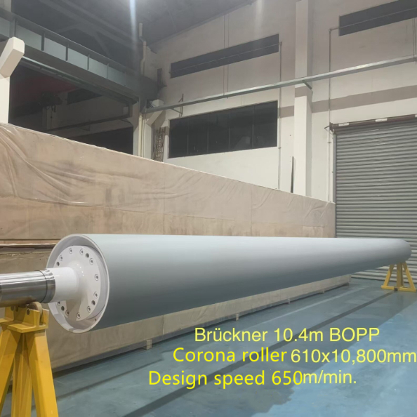 Grey Color Corona Roller 220KV Resistant BOPET Film Graphic Printing Roller