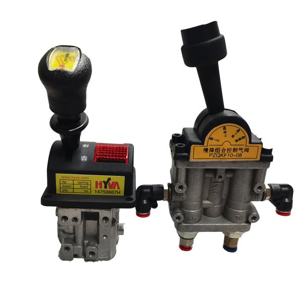 Standard Manual Slow Lowering Combination Control Valve for Heavy Trucks Pzqkf10-08