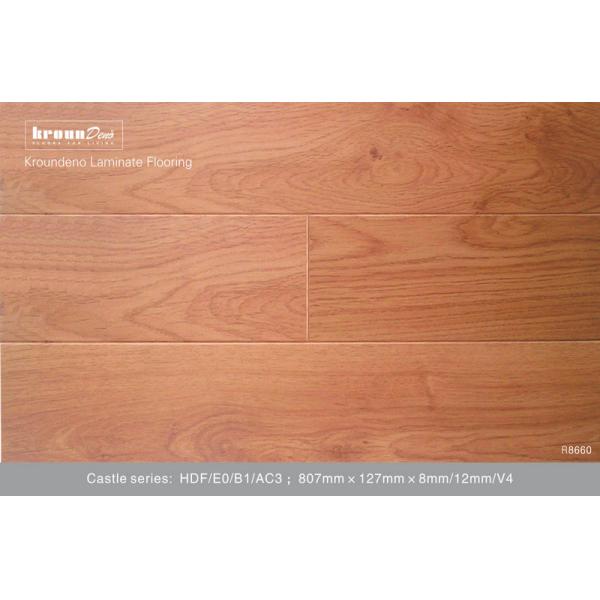 Помытый красный настил гостиниц ХДФ 12мм слоистый, европейские классические прокатанные полы