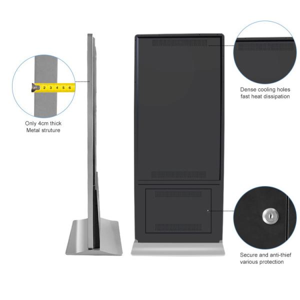 43 50 65 дюймовые высокояркостные рекламные проигрыватели LCD вертикальная рекламная машина Android LED