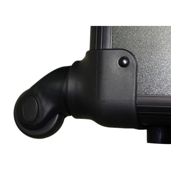 Professional Black/Pink Aluminum Makeup Case With Lights,Easy Carrying Aluminum Lights Case With Mirror KL-MCL008