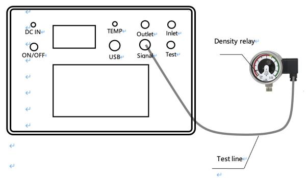 SF6 Density Relay ChecSF6 Density Meter Check 0.2 Level