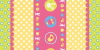 GV de 108X54In Bunny Party Paper Tablecloths Disposable habilitado