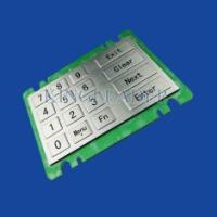 Teclado numérico Ruggedized do metal Vândalo-Resistente com 16 grandes chaves do metal para a máquina de venda automática