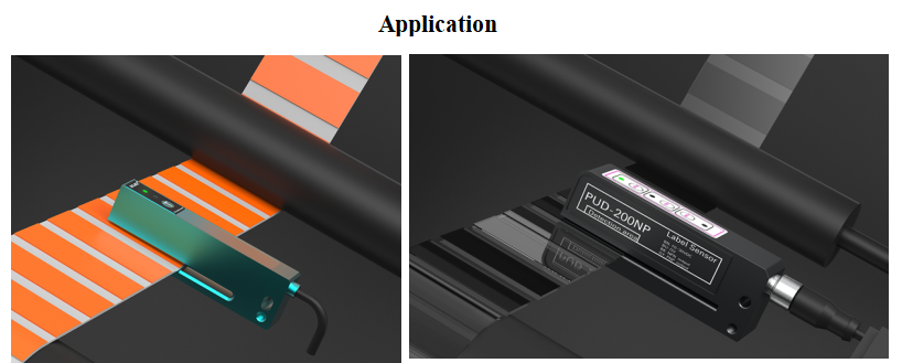 IP65 Transparent Label Sensor Detection Inspecting Counting Opaque Transparent Printed Labels