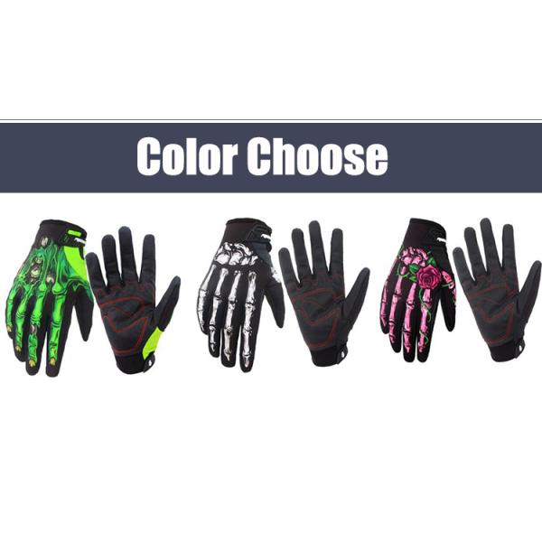 Demon Claw Pattern Fleece Waterproof Touch Screen Motorcycle Gloves for Women Custom
