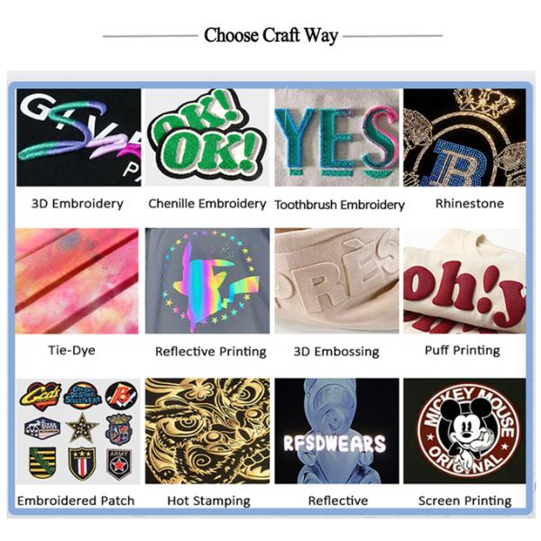 Custom Logo Printing T-shirts 220gsm Cotton T Shirts Heavyweight Oversized Screen Printed Crew Neck Tshirts Men